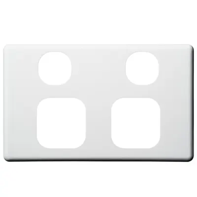 Classic Cover Plate for Horizontal/Vertical Double Power Outlet, Voltex, supplied and installed in Alice Springs