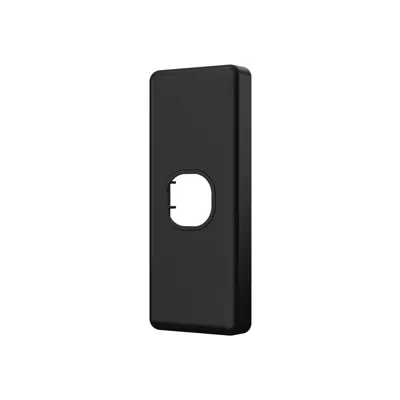 Classic 1 Gang Architrave Switch Plate - Matte Black, Voltex, supplied and installed in Alice Springs