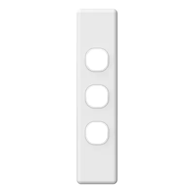 Classic 3 Gang Architrave Switch Plate, Voltex, supplied and installed in Alice Springs
