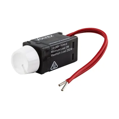 Trailing Edge Dimmer, Includes White and Black Knob (Externally switched), Voltex, supplied and installed in Alice Springs