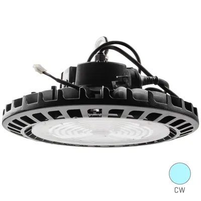 150W LED High Bay Light - Cool White - with 120° lens, Voltex, supplied and installed in Alice Springs