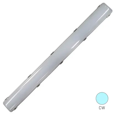 LED 48W Weatherproof IP66 Batten - 1160mm - 5000K, Voltex, supplied and installed in Alice Springs