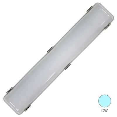 LED 24W Weatherproof IP66 Batten - 600mm - 5000K, Voltex, supplied and installed in Alice Springs
