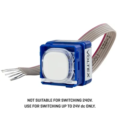 Push Button Switch Mechanism 5-24 V dc Extra Low Voltage only, Voltex, supplied and installed in Alice Springs
