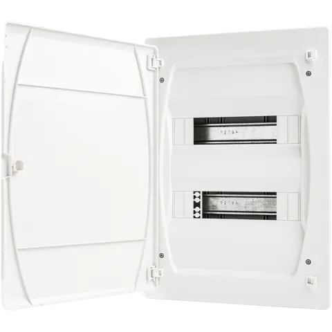 CUBO White Door Flush Mounting Switchboard 24 Way, Voltex, supplied and installed in Alice Springs