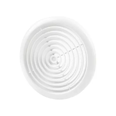 100mm Round Grill - White, Voltex, supplied and installed in Alice Springs