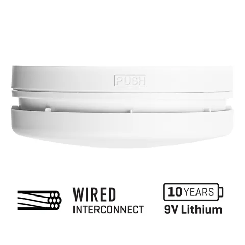 240V Hard Wired Photoelectric Smoke Alarm with 9V, 10 Year Lithium Backup Battery (No Wireless Module), Voltex, supplied and installed in Alice Springs