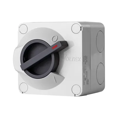 20A AC Double Pole Compact Isolator Switch, Voltex, supplied and installed in Alice Springs